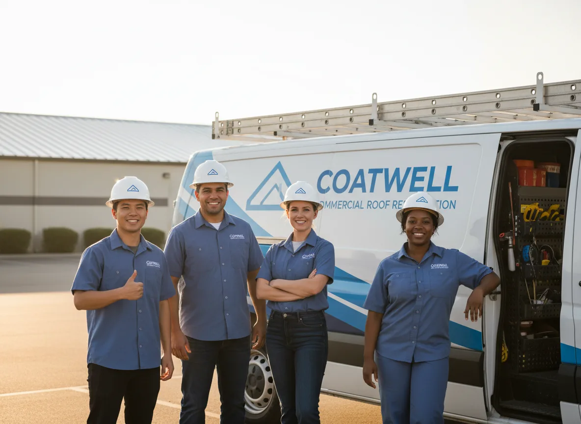 Commercial roof coating company in Lane City, TX